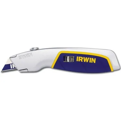 Produktbild von IRWIN 10504236 Gebrauchsmesser Blau, Weiß Messer mit abbrechbarer Klinge