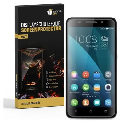Produktbild von 2x Displayschutzfolie für Huawei Honor 4X ANTI-REFLEX Displayfolie MATT