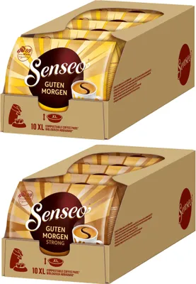 Produktbild von SENSEO Pads Guten Morgen XL + Strong XL Senseopads 100 Getränke