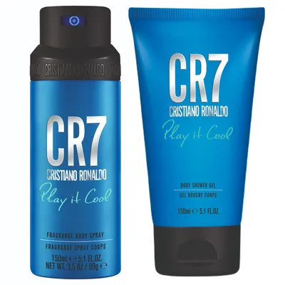 Produktbild von Cristiano Ronaldo CR7 Play It Cool Gift Set 150ml Shower Gel + 150ml Body Spray
