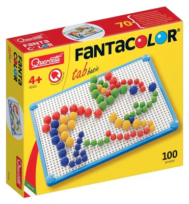 Produktbild von Quercetti Insteek Mosaic, 60 Stifte