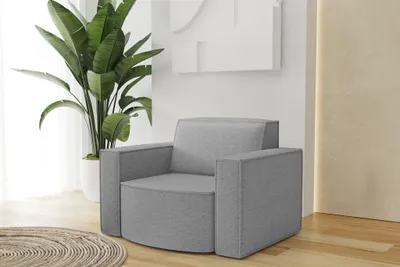 Produktbild von Sessel Designersessel PALMA in Stoff Ascot Taupe