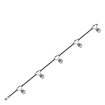 Produktbild von Best Season System 24 "LED-Main Stem Cabel 15 m - Extra" 5 Anschlüsse,  für den Außenbereich, 490-10