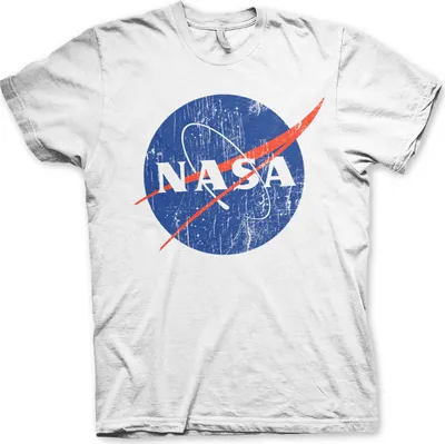 Obrázok produktu pre Tričko s nápisom NASA - veľké - biele