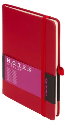 Zdjęcie produktu dla Memofix B6 notes kratka czerwony