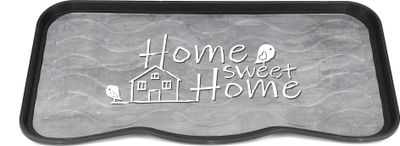 Deco Schuhablage Schuhabtropfschale Schuhtablett Schuhwanne Abtropfmatte Kunststoff  38 x 75 cm SWEET HOME