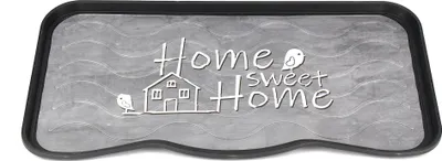 Produktbild von Deco Schuhablage Schuhabtropfschale Schuhtablett Schuhwanne Abtropfmatte Kunststoff  38 x 75 cm SWEET HOME