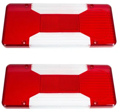 Für Iveco Daily IV 06-11 Lichtscheibe Abdeckung Rückleuchte LINKS + RECHTS in der Farbe von GOLDCAR