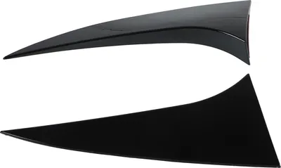 Image de 2 pièces noir brillant spoiler arrière aile de voiture de remplacement pour Hyundai IX35 2010-2017