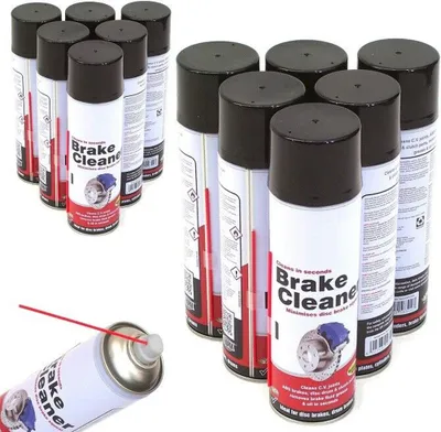 Produktbild von 12 x 500ml BREMSENREINIGER MONTAGEREINIGER TEILEREINIGER 12799 Sprühdose Spray