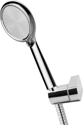 Immagine prodotto di Set per vasca da bagno Mereo, doccia a tre posizioni, tubo flessibile in acciaio inox a doppio bloccaggio - CB569M