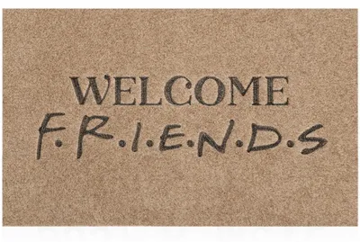 Immagine prodotto di Tappetino antiscivolo "Funny Friends", resistente allo sporco, dimensioni 70x45 cm