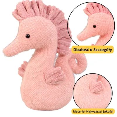 Produktbild von Plüsch-Maskottchen Kuscheliges Wasserpferd Rosa 25cm
