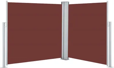 Obrázek produktu pro vidaXL Výsuvná boční markýza hnědá 120 x 600 cm