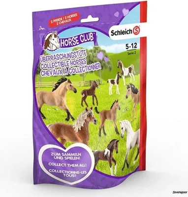 Produktbild von Schleich Schleich Hose Club Verrassingszak met 2 paarden. 18x22 cm. 3+