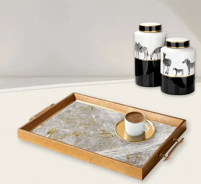Produktbild von Evila Originals, TPEA9917, Tablett, Mehrfarbig, 100 % GLAS, 50 x 29 x 3,5 cm
