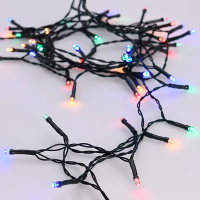 Image de Guirlande LED solaire extérieure RGB Kentia 50LEDS 7m RGB