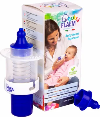 Image de FLAEM BABY NASAL Aspirateur manuel de mucosités pour bébés