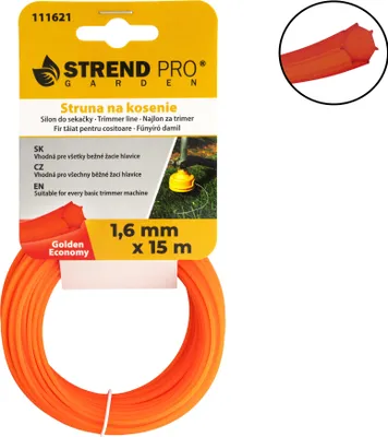 Produktbild von Trimmerfaden Golden Economy 1,6 mm, L-15 m, HEX 2 Stück