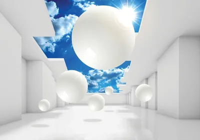 Produktbild von Fototapete Vlies 11852V4 3D und Geometrie 2-tlg. 254 x 184 cm