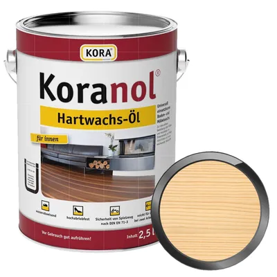 Produktbild von KORA Koranol Hartwachs-Öl 2.5 Liter Farblos
