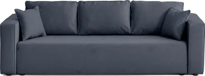Produktbild von Best Möbel Topaze - 3-Sizter Sofa - schlaffunktion und Bettkasten - aus Stoff , Blau