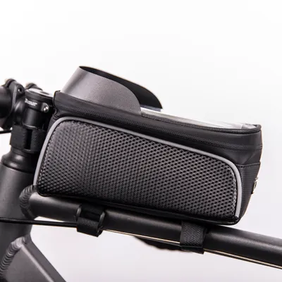 Image de Sacoche de vélo étanche avec support de téléphone portable blindé