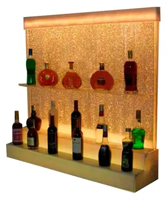 Produktbild von LED Regal Bar Wasser Wand Säule Beleuchtete Wasserwände Bar Theke Regal Möbel