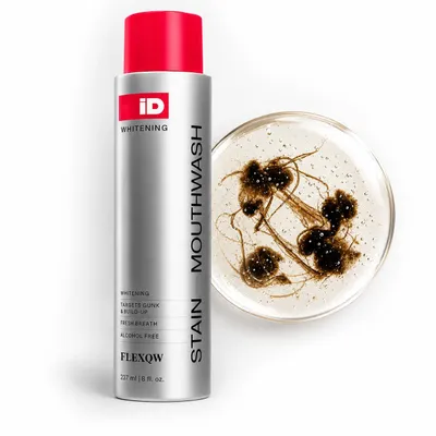 Produktbild von Hismile ID Whitening Mundspülung 250 ml – Alkoholfrei, Frischer Atem
