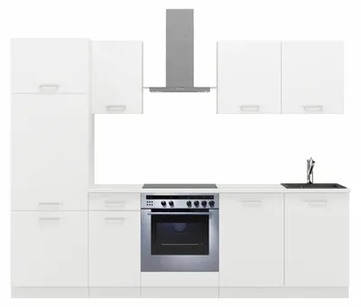 Produktbild von Küche Toni 260 cm Küchenzeile Küchenblock Singleküche Einbauküche