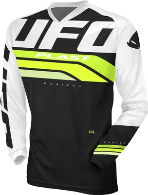 Obrázok produktu pre UFO PLAST Jersey "MX Horizon" pánske, materiál: Po veľkosť L, čierna