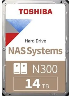 Produktbild von Toshiba N300 NAS, 14 TB, 7200 RPM, 512 MB, 3.5", SATA