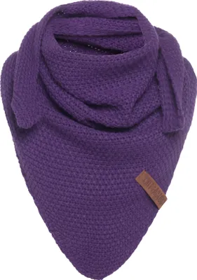 Produktbild von Knit Factory Coco Dreiecksschal Junior - Purple - 140x60 cm
