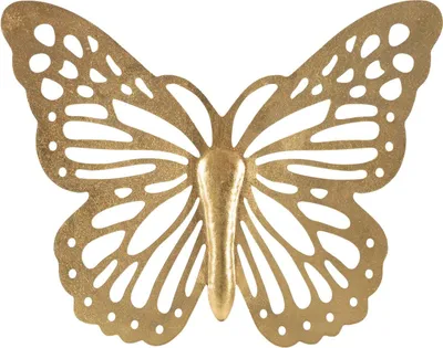 Image de Mauro Ferretti décoration murale papillon 43x2x35 cm doré
