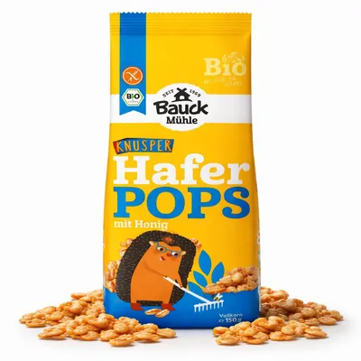 Produktbild von Bauckhof Haferpops mit Honig glutenfrei - 1 Beutel