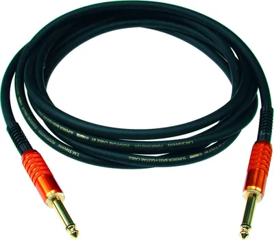 Produktbild von KLOTZ AIS GmbH TM-0450, 6.35mm, Männlich, 6.35mm, Männlich, 4,5 m, Schwarz