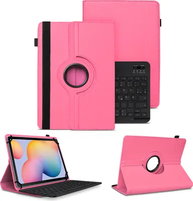 Produktbild von Schutzhülle für Samsung Galaxy Tab A11 Plus Hülle Tasche Bluetooth Tastatur CaseFarben:Pink