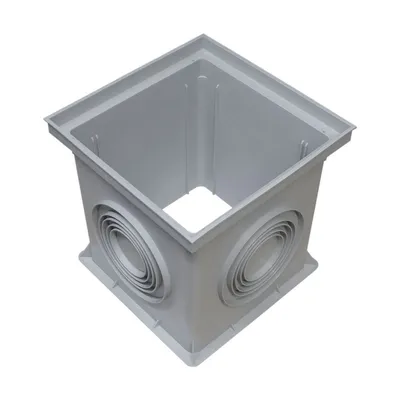 Produktbild von Marley Einlaufschacht ohne Boden 300x300mm Schachtaufsatz Hofablauf Gully Bodenablauf Ablauf