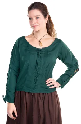 Produktbild von Bauersfrau Schnürbluse grün Größe: S