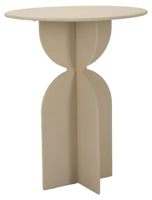 Produktbild von Fanotalo - Couchtisch, 45x45x58h cm Cremeweiß, Rund
