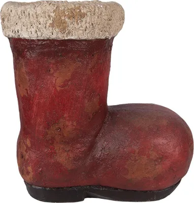 Obrázek produktu pro Clayre & Eef Vánoční dekorace figurka boty 28x18x30 cm červená keramika