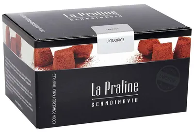 Produktbild von La Praline Scandinavia Truffles Liquorice 200g