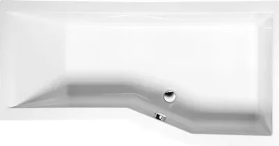 Produktbild von Asymmetrische Badewanne 160 x 85 x 70 cm rechts Acryl VERSYS R
