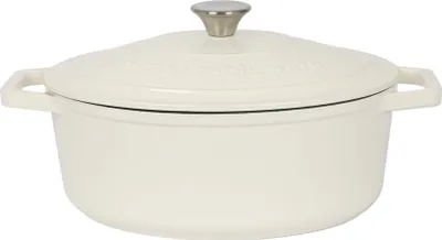 Produktbild von Ovale Gusseisen-Auflaufform – 4,68 l – Kieselglanz