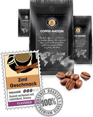 Produktbild von Kaffee ZIMT aromatisiert von Coffee-Nation, 500g Bohnen