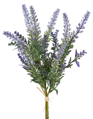 Produktbild von künstlicher Lavendel mit Bündel H. 38cm lila grün Formano Kunstblumen