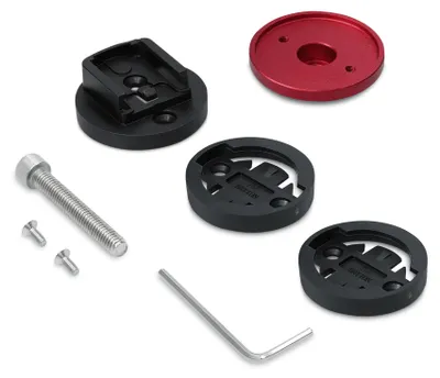 Produktbild von kwmobile Halterung kompatibel mit Garmin Edge / Bryton Rider / CatEye - Fahrrad Halter Fahrradcomputer - Vorbauhalterung Steuerrohr Top Cap