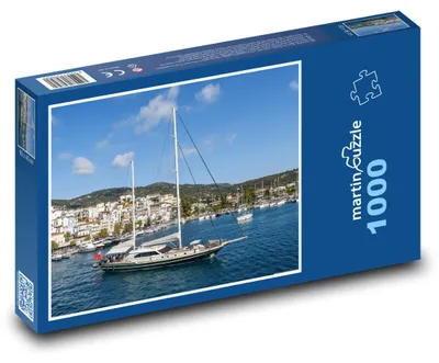 Obrázok produktu pre Puzzle 1000 Prístav na ostrove Skiathos - martinpuzzle