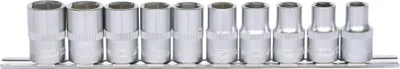Zdjęcie produktu dla KS TOOLS Zestaw nasadek sześciokątnych 1/2", 10 szt. 10-19mm ( 917.0635 )