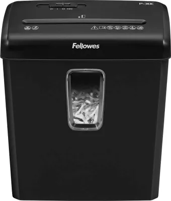 Immagine prodotto di Fellowes 6008101 Fellowes Powershred P-30C distruggi documenti, nero, particelle
